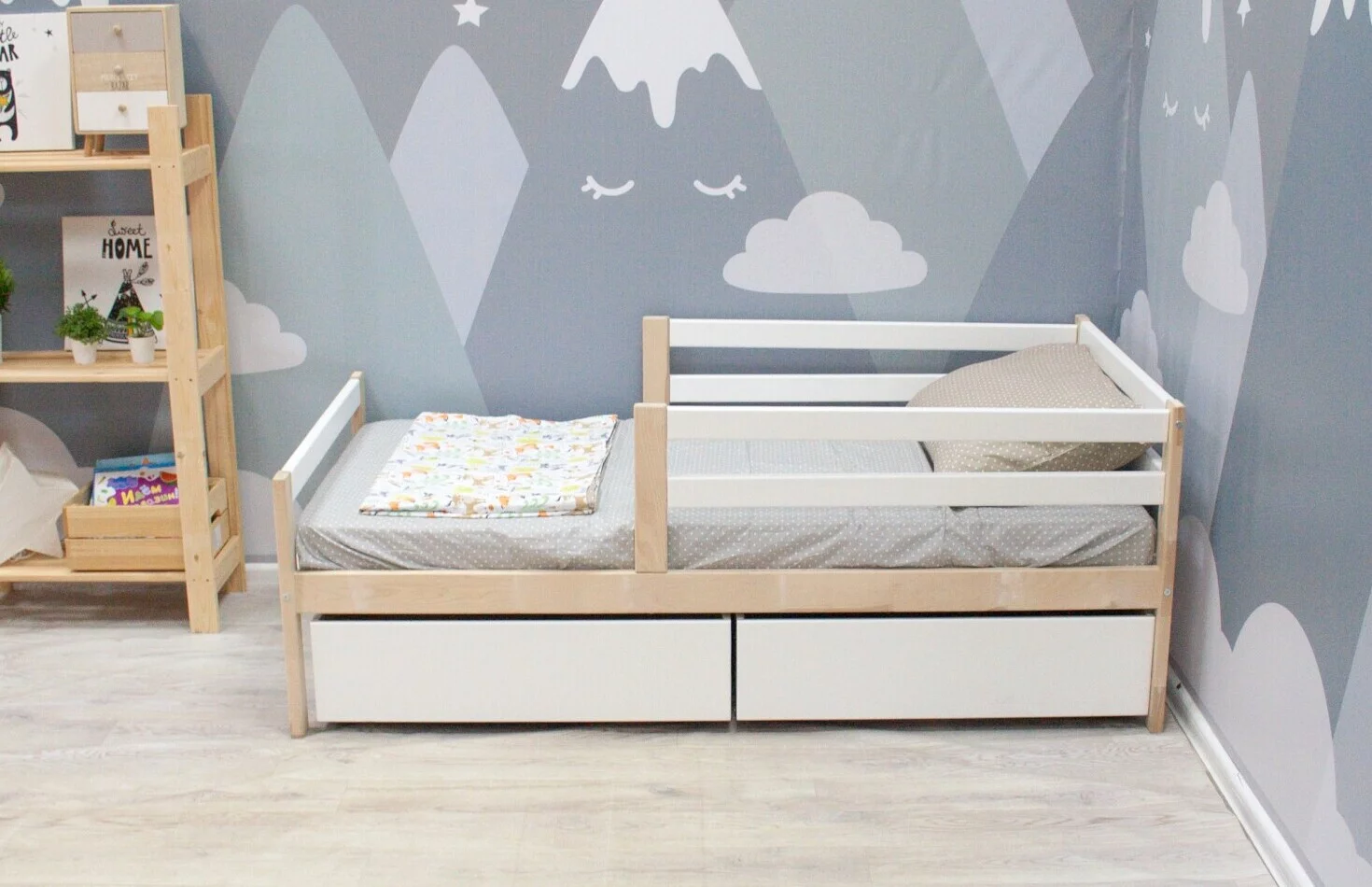 Детская кровать Eco bed - 2 с ящиками