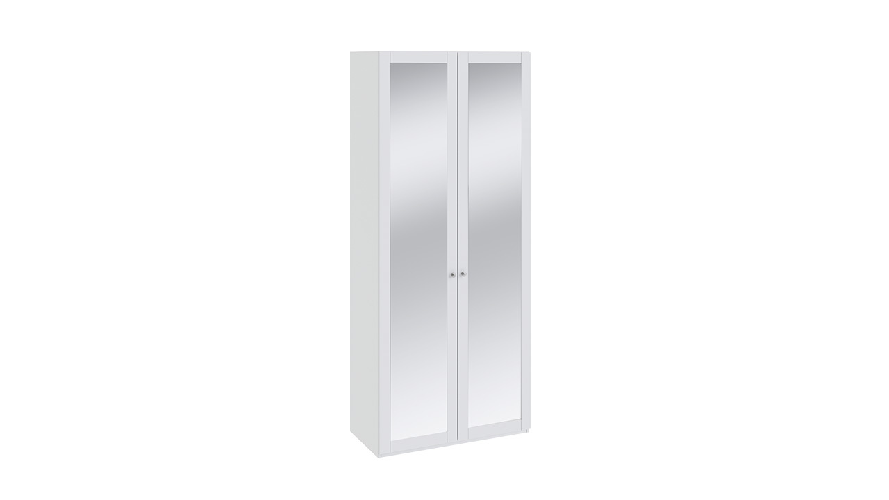 Шкаф для одежды с 2-мя зеркальными дверями «Ривьера» - СМ 241.22.102