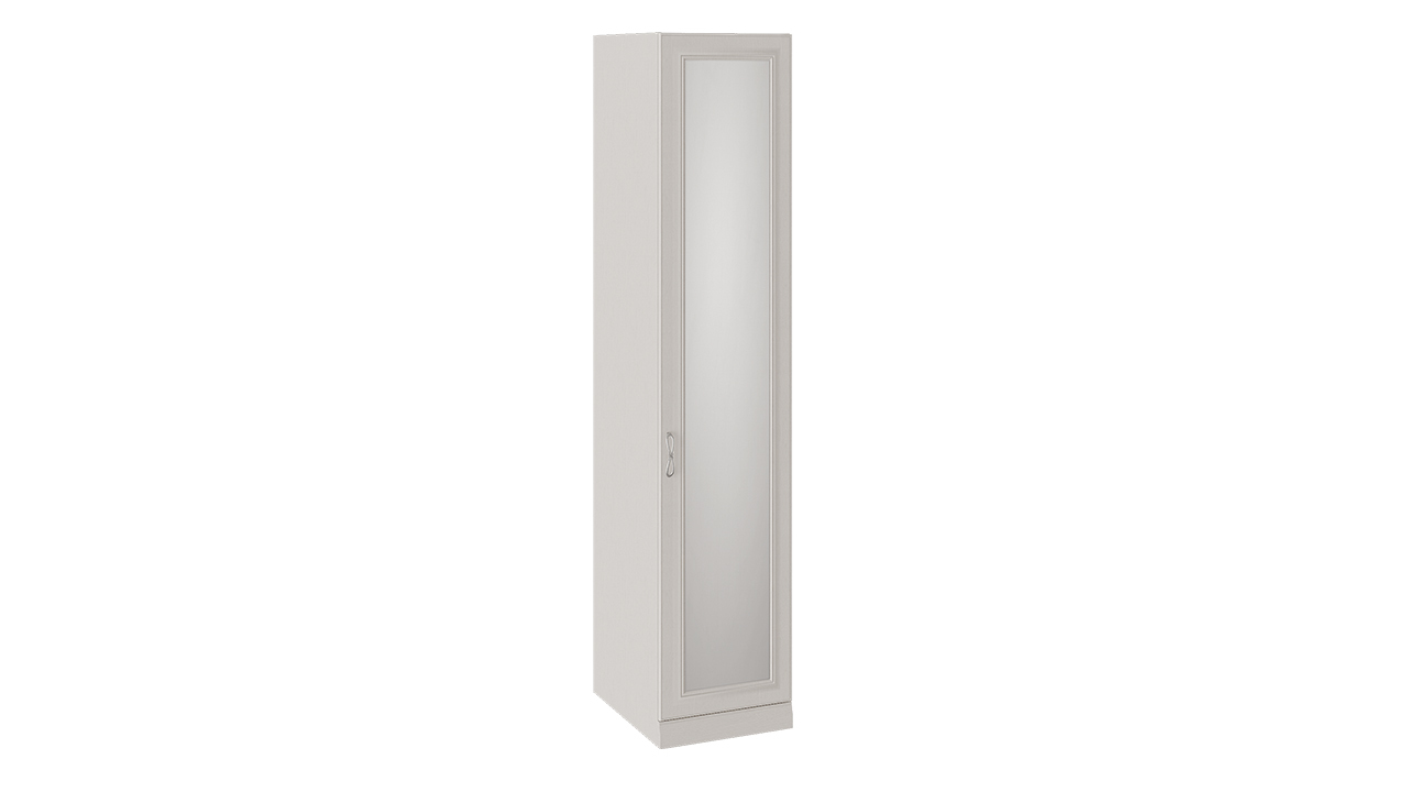 Шкаф для белья с 1 зеркальной дверью с опорой «Сабрина» - СМ-307.07.211-01