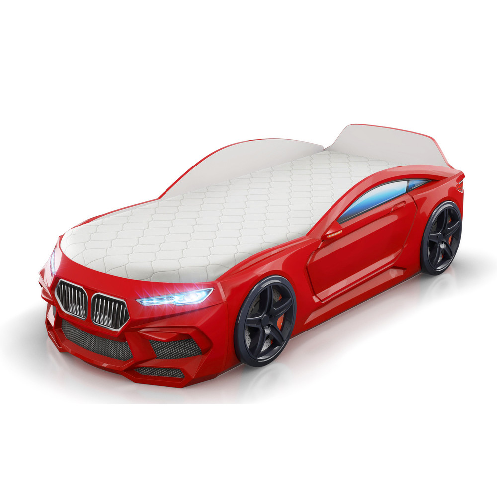 Кровать-машинка Romack Romeo 3D с подсветкой фар