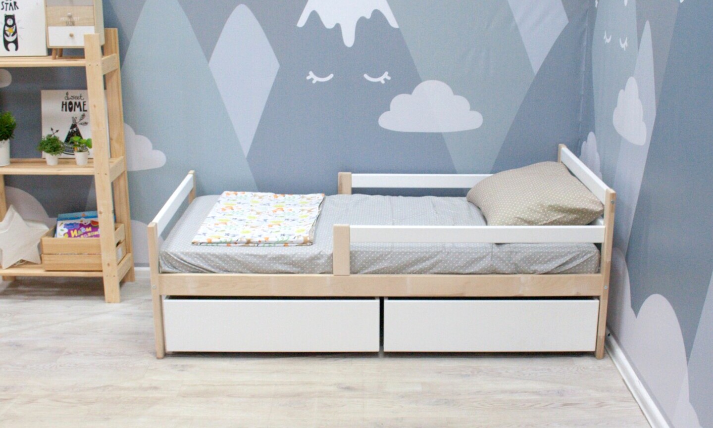 Детская кровать Eco bed - 1 с ящиками