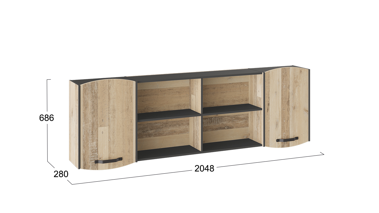 Шкаф навесной «Кристофер» - ТД-328.12.21